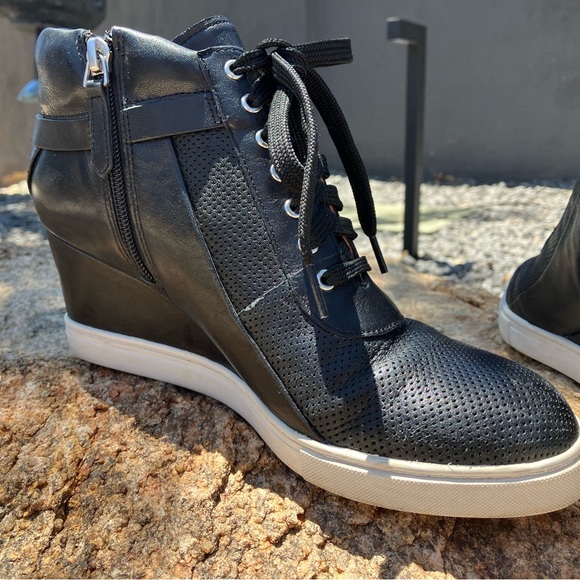 Lines Paulo wedge lace-up boots - Picture 4 of 11